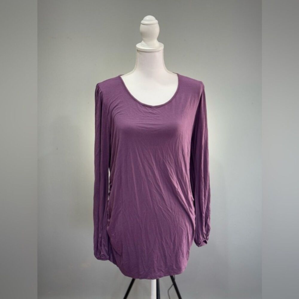 SALE! Purple Isabel Maternity L/S Top Size L EUC